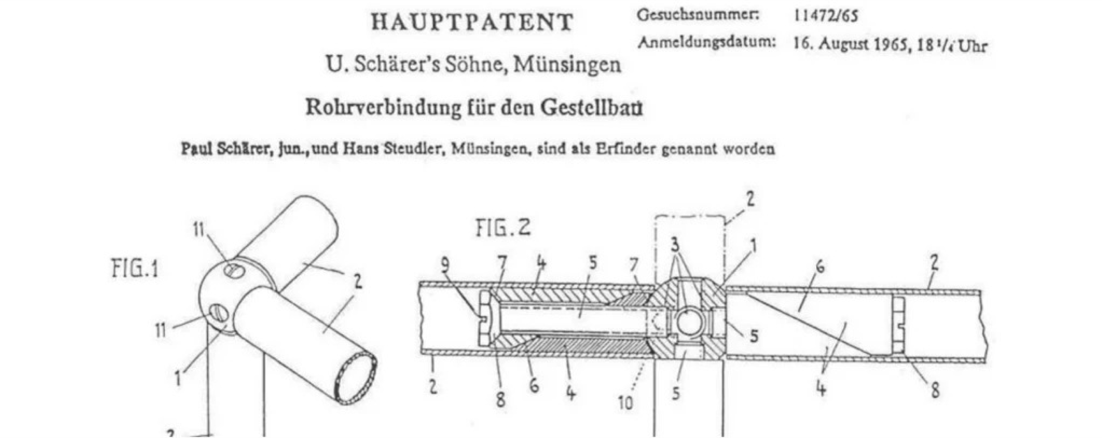 USM Haller patent drawing